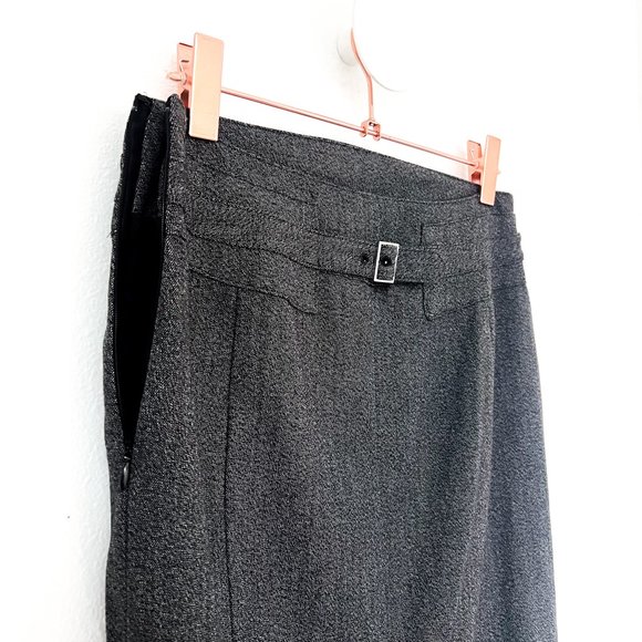 express dark grey pencil skirt w/side zip 6 - Picture 4 of 7